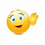 Smiley waving: векторна графіка, зображення, Smiley waving малюнки | Скачати з Depositphotos®