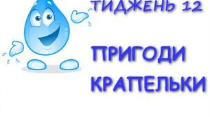 Стіна слів до тематичного тижня "Пригоди крапельки" (1 клас)