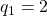 q_1=2