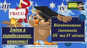 Іменник.(ІІ частина). Підготовка до контрольної роботи