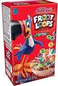 Kellogg's Froot Loops - Американские Хлопья "Фруктовые кольца" из США, 27 грамм, цена 59 грн - Prom.ua (ID#1181047857)