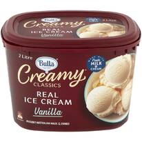 Bulla Creamy Classics Ice Cream Vanilla 2L | Woolworths