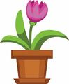 Home flowers in pot Clipart | +1,566,198 clip arts