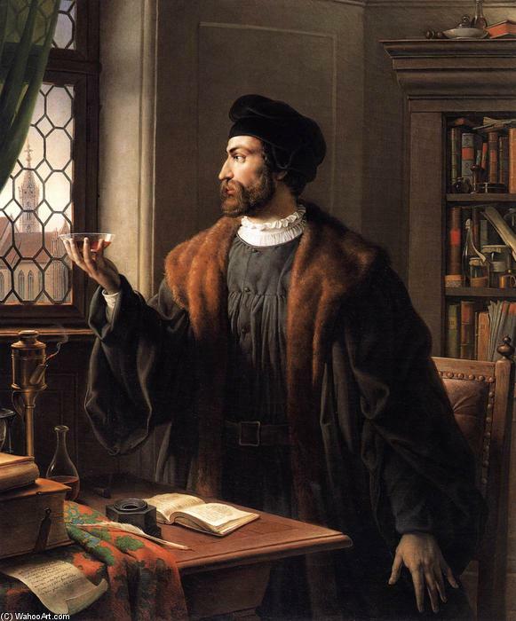 Репродукции Картин | Фауст в Пасха утром, 1856 по Johann Peter Krafft (1780-1856, Germany) | WahooArt.com