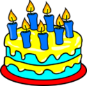 Cake 7 Candles Clip Art at Clker.com - vector clip art online, royalty free  &amp; public domain