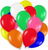 Amazon.com : Pack of 100, Assorted Bright Color Latex Balloons, MADE IN USA! : Home &amp; Kitchen