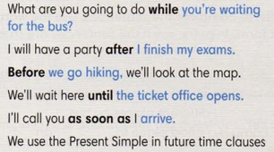 Time clauses WB