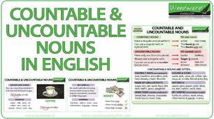 Intermediate grammar exercise: countable and uncountable nouns