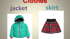 Презентація на тему "Clothes" для учнів 3-го класу