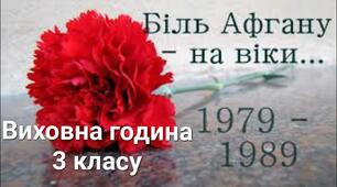  "Біль АФГАНУ - на віки..."