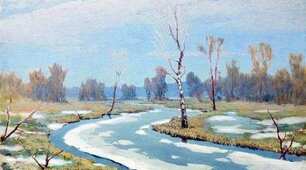 Твір-опис за картиною А.І. Куїнджі "Рання весна"