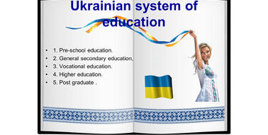 Презентація англійською мовою «Ukrainian System Of Education» (Система ...