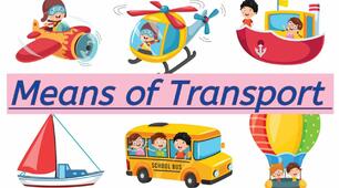 Different means of transport