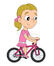 Girl Riding Pink Bicycle Stock Illustrations – 234 Girl Riding Pink Bicycle Stock Illustrations, Vectors &amp; Clipart - Dreamstime