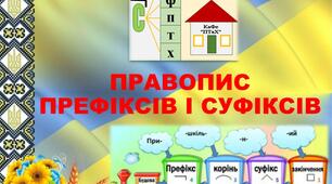 Тестування Правопис префіксів і суфіксів 