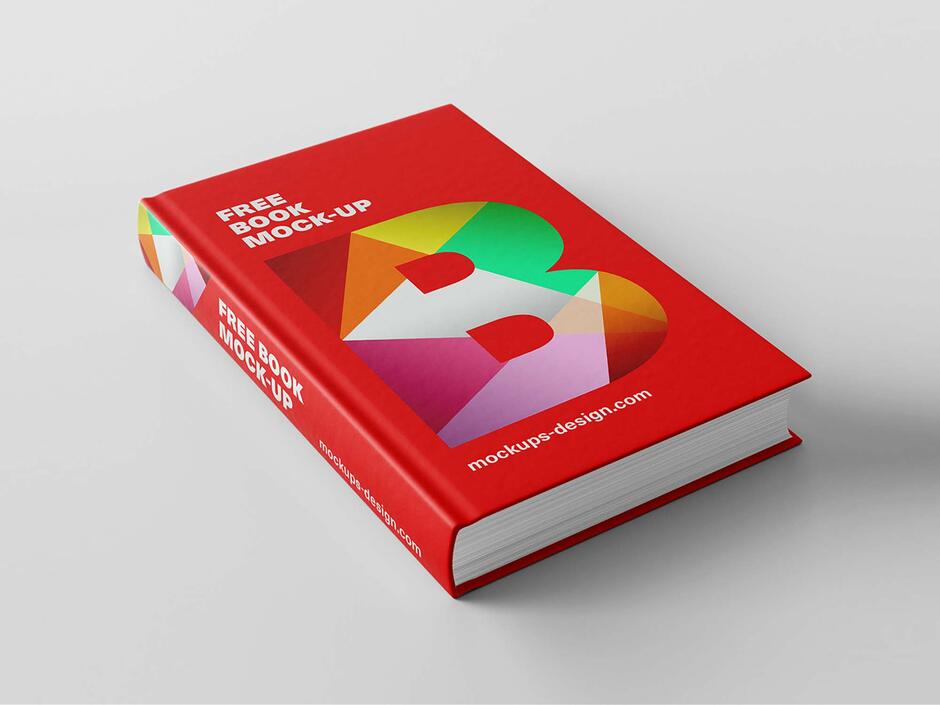 2 Hardcover Book Mockups (PSD)