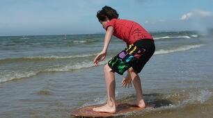 Pas facile, le skimboard