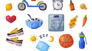 The Olympic Games. Healthy Lifestyle.