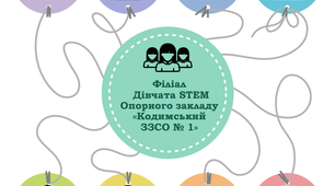 Інфографіка "Філіал Дівчата STEM"