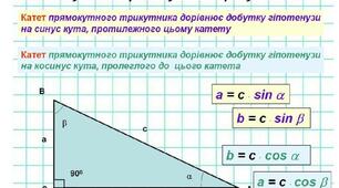 8_Геометрія_Розв'язування прямокутних трикутників