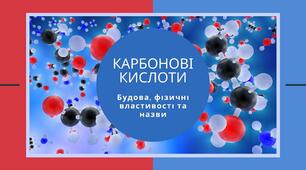 Карбонові кислоти. Жири. Естери