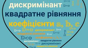 Формула коренів квадратного рівняння 