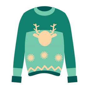 Cartoon Sweater Icon Isolated on White Background Stock Illustration - Illustration of fashion, party: 170408432
