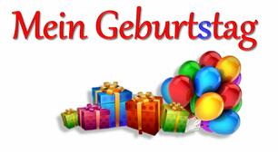 Текст для розвитку монологічного мовлення « Mein Geburtstag »