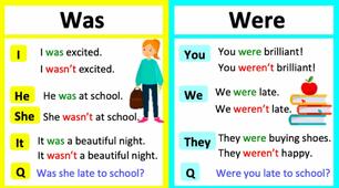 WW1 Unit 6.2 Grammar Check Group A (was /were)