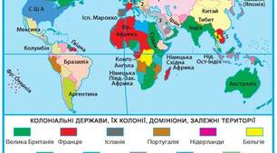 "Європа та Америка в останній третині ХІХ - на початку ХХ ст."