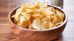 Fried crispy salt 'n' vinegar potato chips