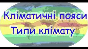 Кліматичні пояси Землі