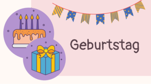 Презентація з німецької мови на тему "Geburtstag"