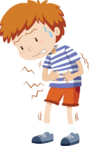 Stomach Ache Clip Art, Vector Image Illustrations - Clip Art Library | Dolor de estomago, Dolor de estomago niños, Colores preescolares