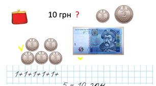 1 клас. Математика. Гроші. Розв’язування задач різних типів