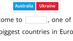 Iнтерактивна вправа. Англійська мова. "Our Wonerful World". Travel Around Ukraine!
