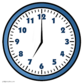Free Mini Images Arts Clip Art by Phillip Martin, Time, 7:00 o'clock