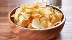 Fried crispy salt 'n' vinegar potato chips