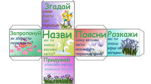 Ігровий кубик Блума "Первоцвіти"