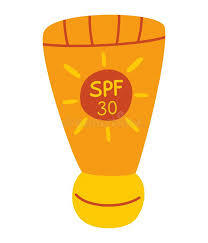 Sunscreen Care Sun Cream. Tube of Sunscreen Product with SPF. Hand Drawn Summer Cosmetic. Sun Safety. Skin Protection. Flat Stock Vector - Illustration of design, beach: 224176069