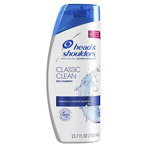 Amazon.com: Head & Shoulders Classic Clean Anti-Dandruff Shampoo 23.7 Fl Oz : Beauty & Personal Care
