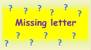 Презентація з англійської "Missing letters"