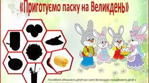 Дидактична гра  «Приготуємо паску на Великдень»