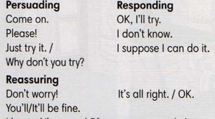 Persuading and reassuring