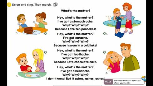 Module 10 - What's the matter? - Sing a song - YouTube