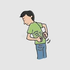 Man with back pain cartoon stock vector. Illustration of backache - 43107031