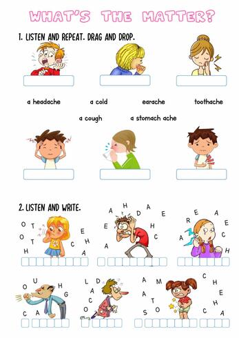 What's the Matter online worksheet