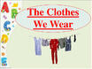 Презентація "Clothes in Different Weather"