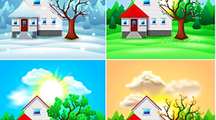 Seasons. 12 Months in a year. Holidays and traditions.