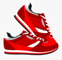 Red Trainers - Sneakers , Free Transparent Clipart - ClipartKey